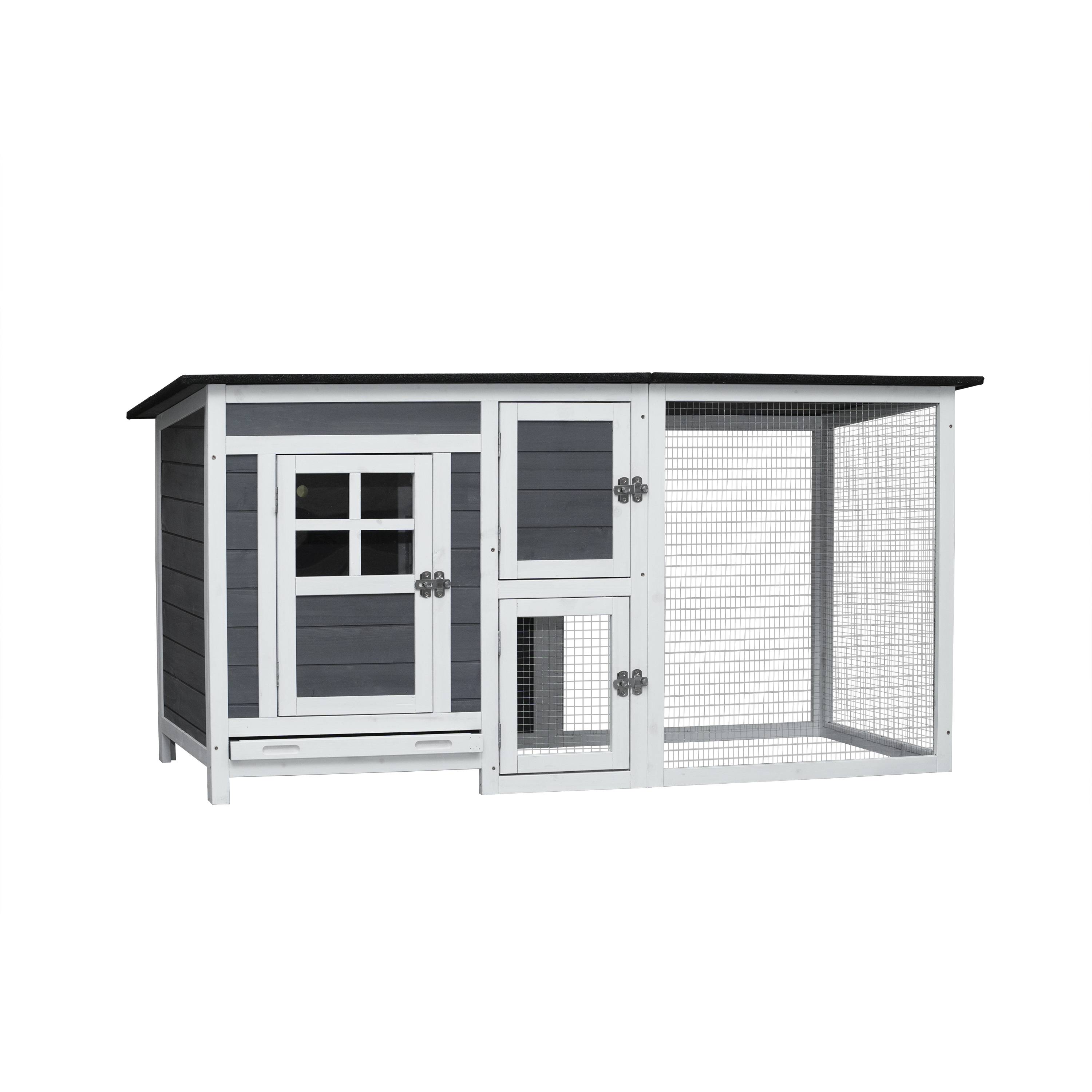 Outdoor Poultry Cage Small Animal House Chicken Hutch Coop With Running Cage Outdoor Poultry Cage Small Animal House Chicken Hutch Coop With Running Cage